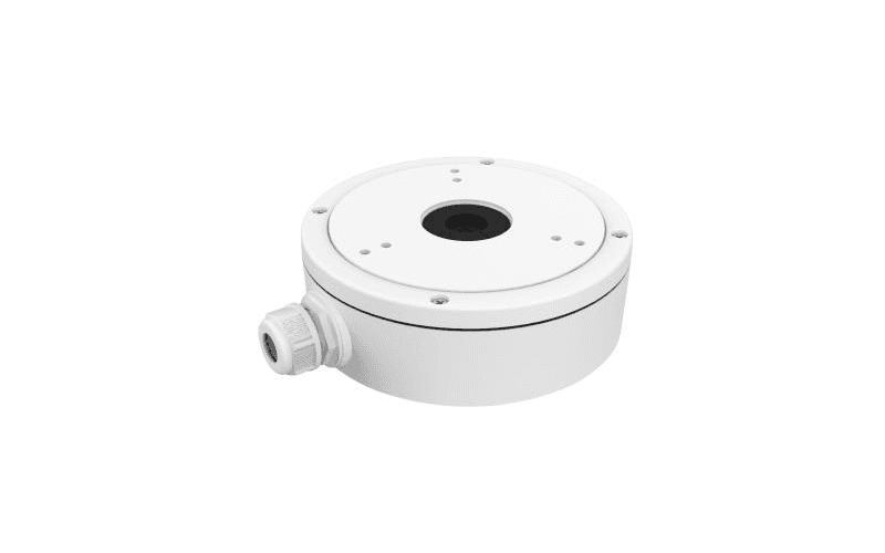 Hikvision DS-1280ZJ-M Junction Box for Dome Cameras, Indoor & Outdoor Use, Load Capacity 4.5kg, White