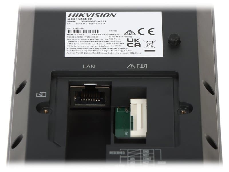 Hikvision Metal Vandal-resistant Facial Recognition IP Villa Door Station thumbnail 8