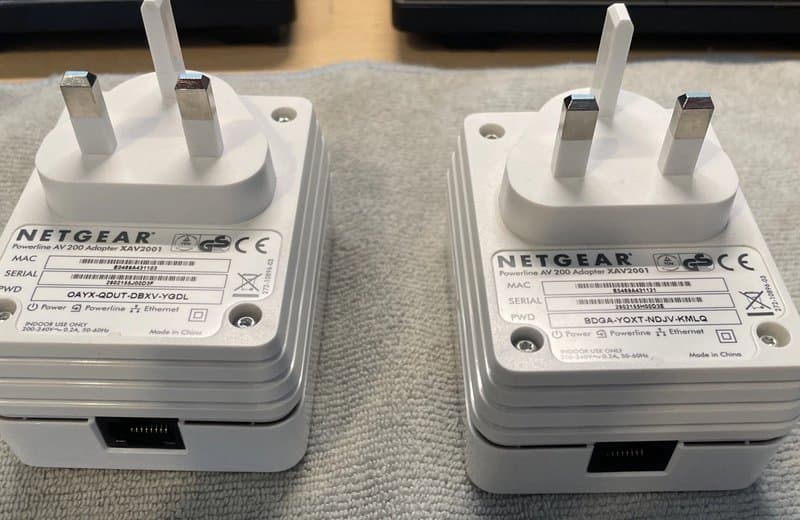 Netgear Powerline AV200 powerline Ethernet adapter XAV2001 Model XAV2001  ( Missing Original Packaging, New Unboxed ) thumbnail 7