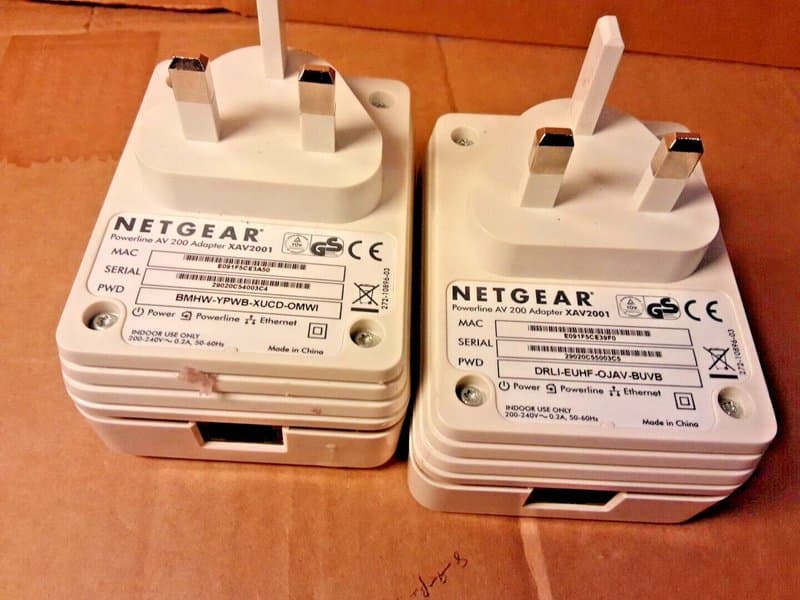 Netgear Powerline AV200 powerline Ethernet adapter XAV2001 Model XAV2001  ( Missing Original Packaging, New Unboxed ) thumbnail 9