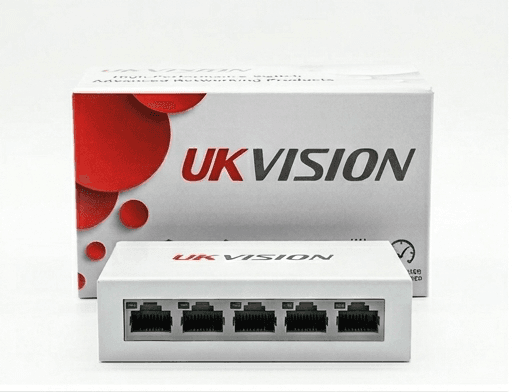 UKVISION UK-SW-4-100 5-Port 10/100Mbps Ethernet Switch thumbnail 3
