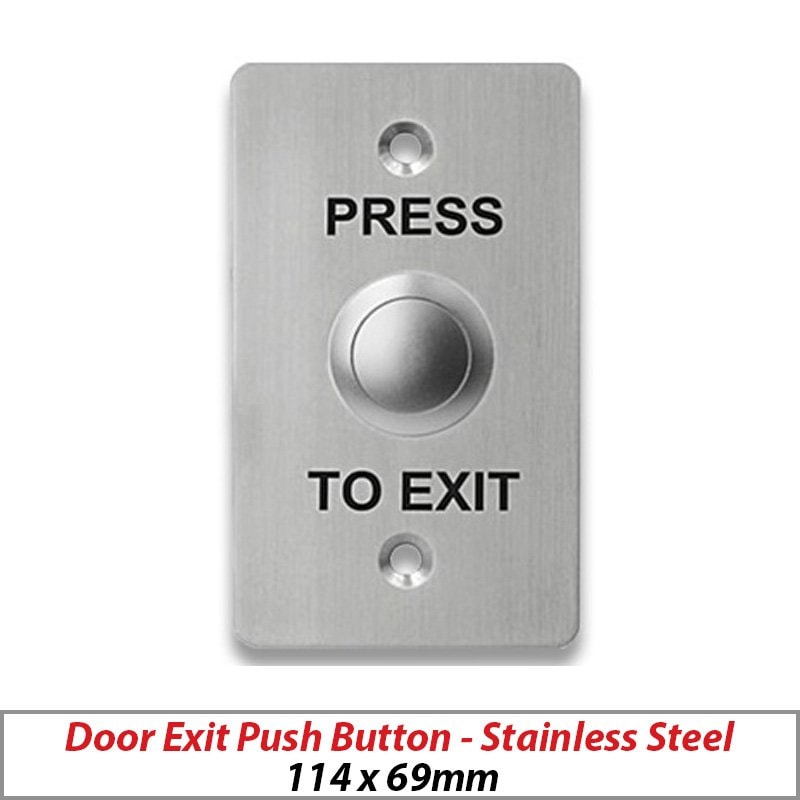 ACM-K14B Stainless Steel Door Exit Push Button 114×69mm
