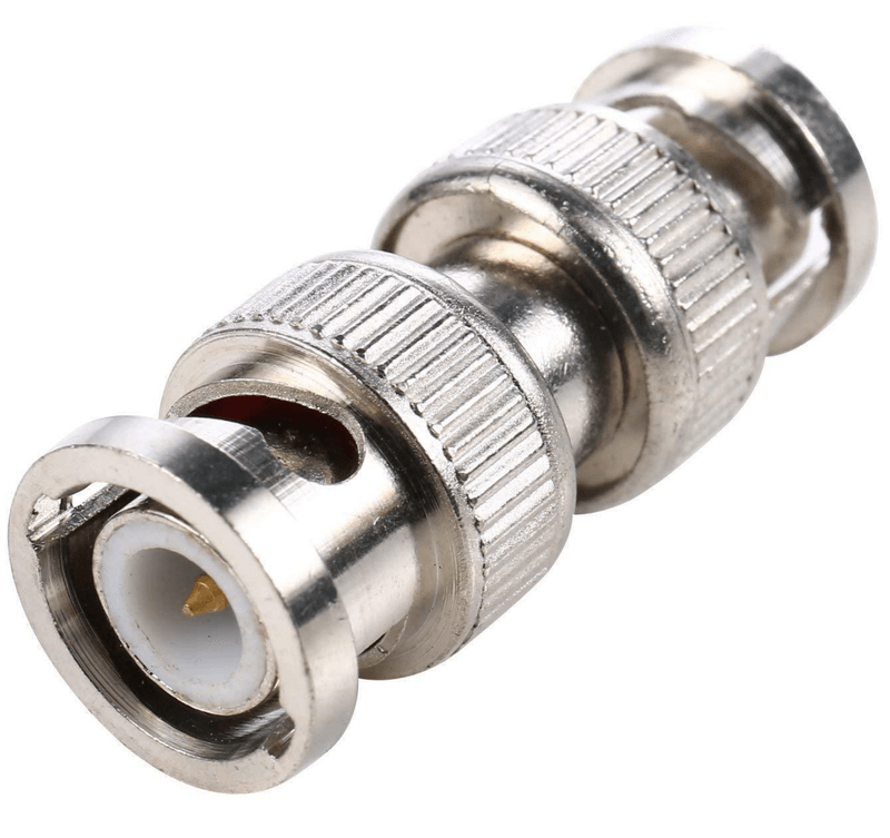 BNC Male to Male Coupler Adapter for CCTV Coaxial Cable Joiner