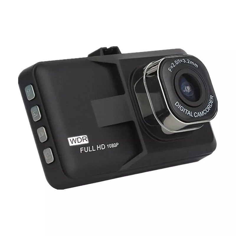 Full HD 1080P Dash Cam - 3'' LCD Car DVR with Front & Rear Camera, G-Sensor - Image 1