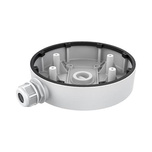 Hikvision DS-1280ZJ-DM55 Junction Box for Dome Cameras, Indoor & Outdoor Use, Load Capacity 2kg, White - Image 1