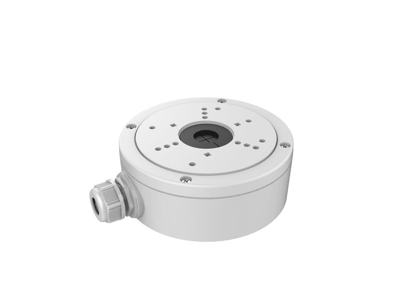 Hikvision DS-1280ZJ-S Aluminum Junction Box - Professional Dome Camera Mount (White)
