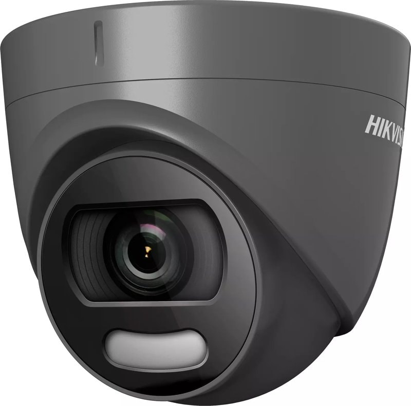 Hikvision 5 MP ColorVu Fixed Turret Camera Grey