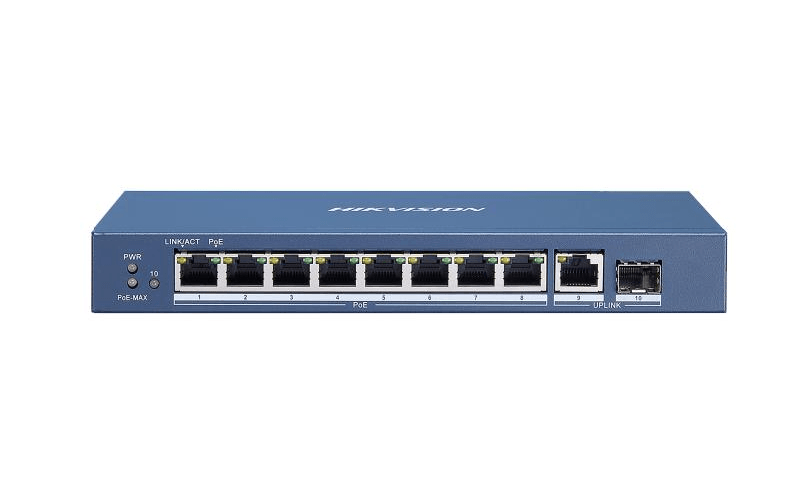 Hikvision DS-3E0510P-E 8-Port Gigabit PoE Unmanaged Network Switch