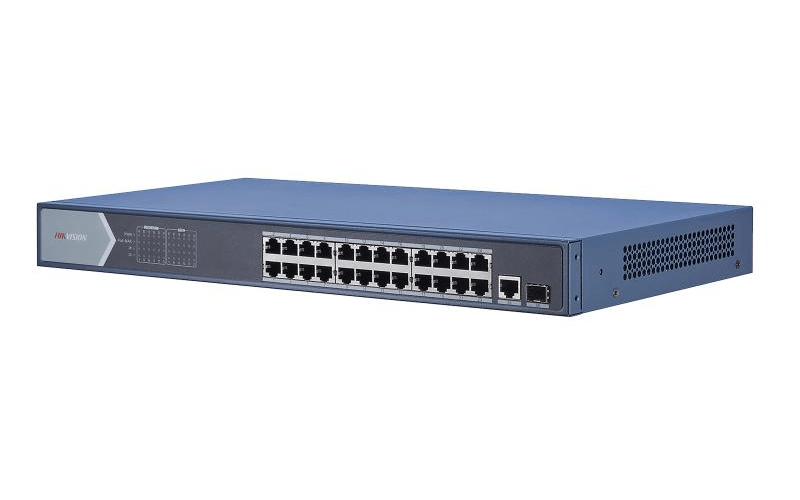 Hikvision DS-3E0526P-E 24-Port Gigabit PoE Unmanaged Network Switch