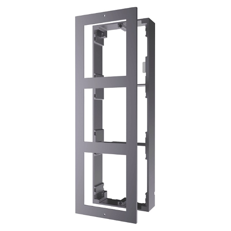 Hikvision DS-KD-ACW3 Surface Mount Frame 3 Module Intercom Housing - Image 1
