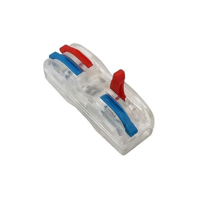 SPL-2-2-CL Clear Lever Wire Connector 2 In 2 Out Splicing Terminal - Image 1