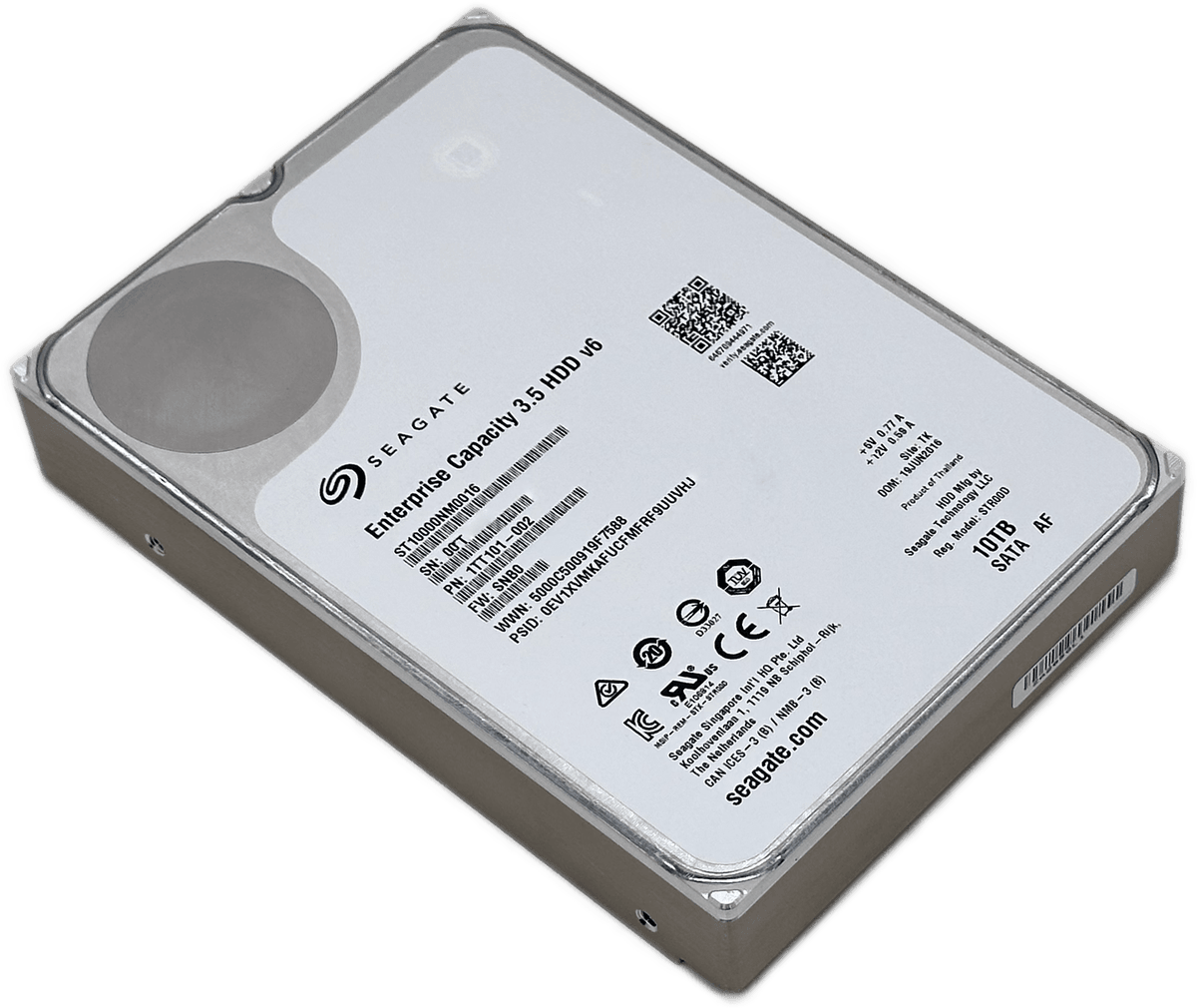 10TB Seagate Enterprise Capacity Helium V.6  HDD 3.5" SATA Hard Drives – Free Installation with Any CCTV Kit or Package -Ideal for 24/7 continuous recording