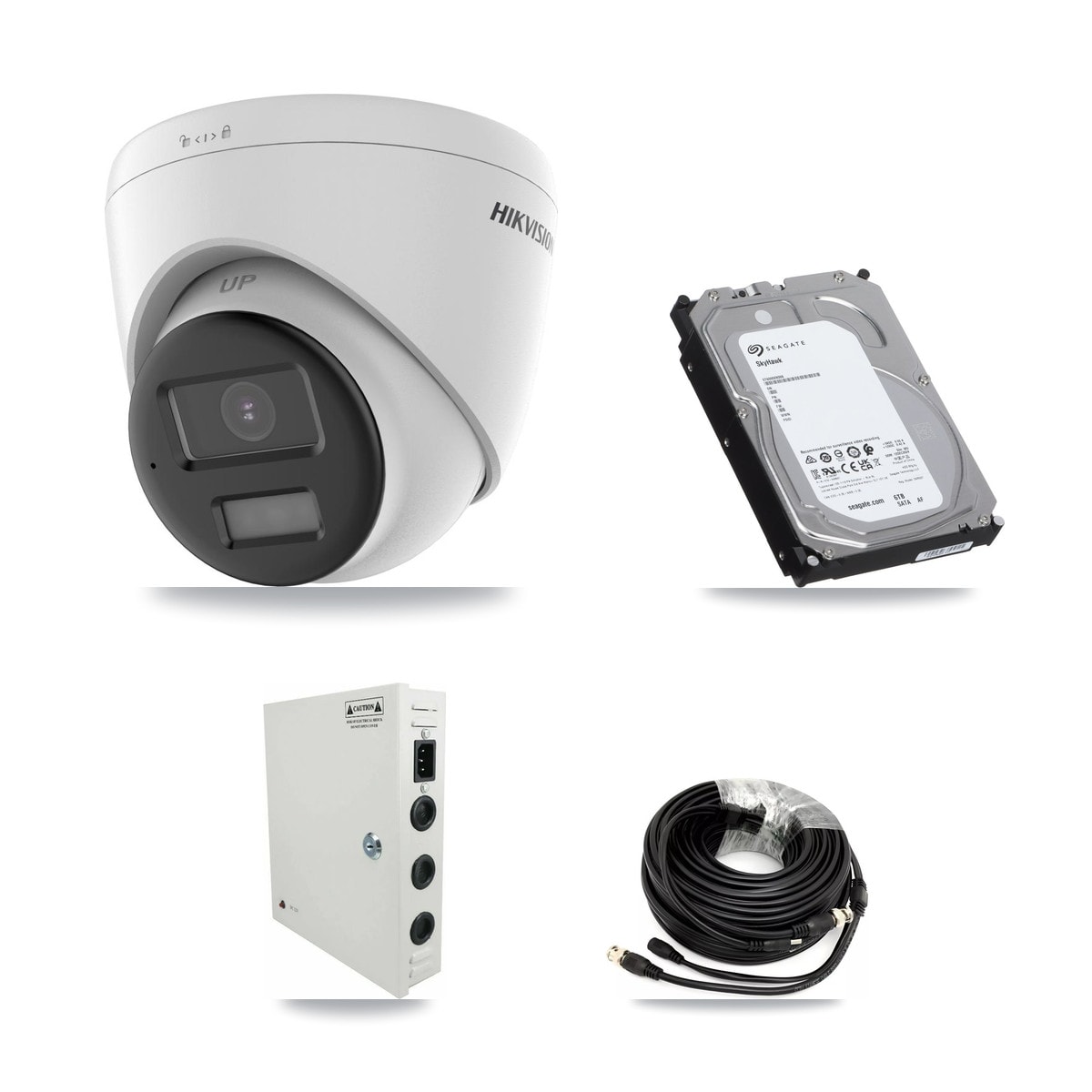 Hikvision 32-Channel 5MP CCTV Kit — 23 DS-2CE78K0T-LPTS Turret Cameras + 3× 6TB Recording (IDS-7332HUHI-M4/S Recorder) - Image 1