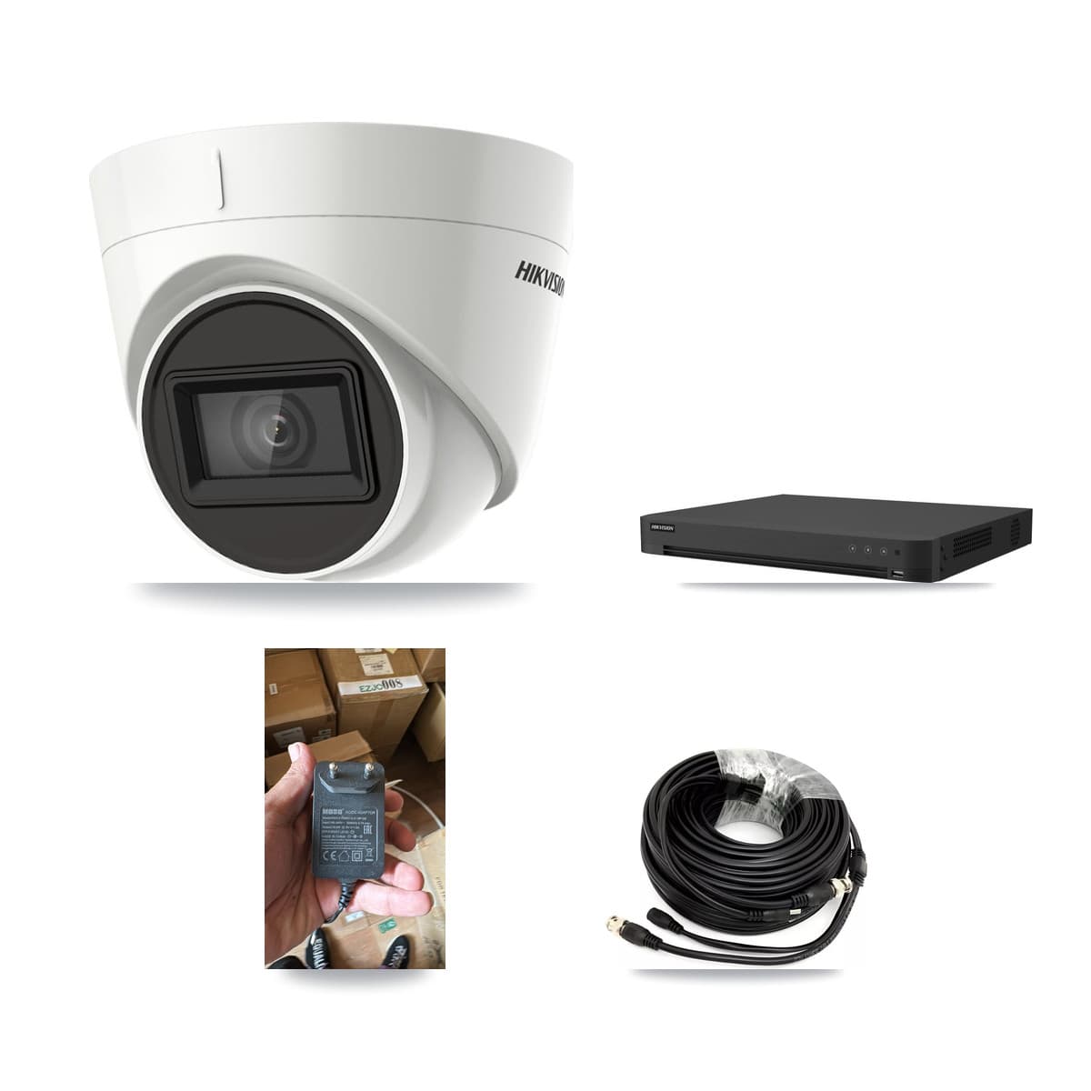 Hikvision 16-Channel 4K CCTV Kit — 1 DS-2CE78U1T Turret Camera + 3TB Recording