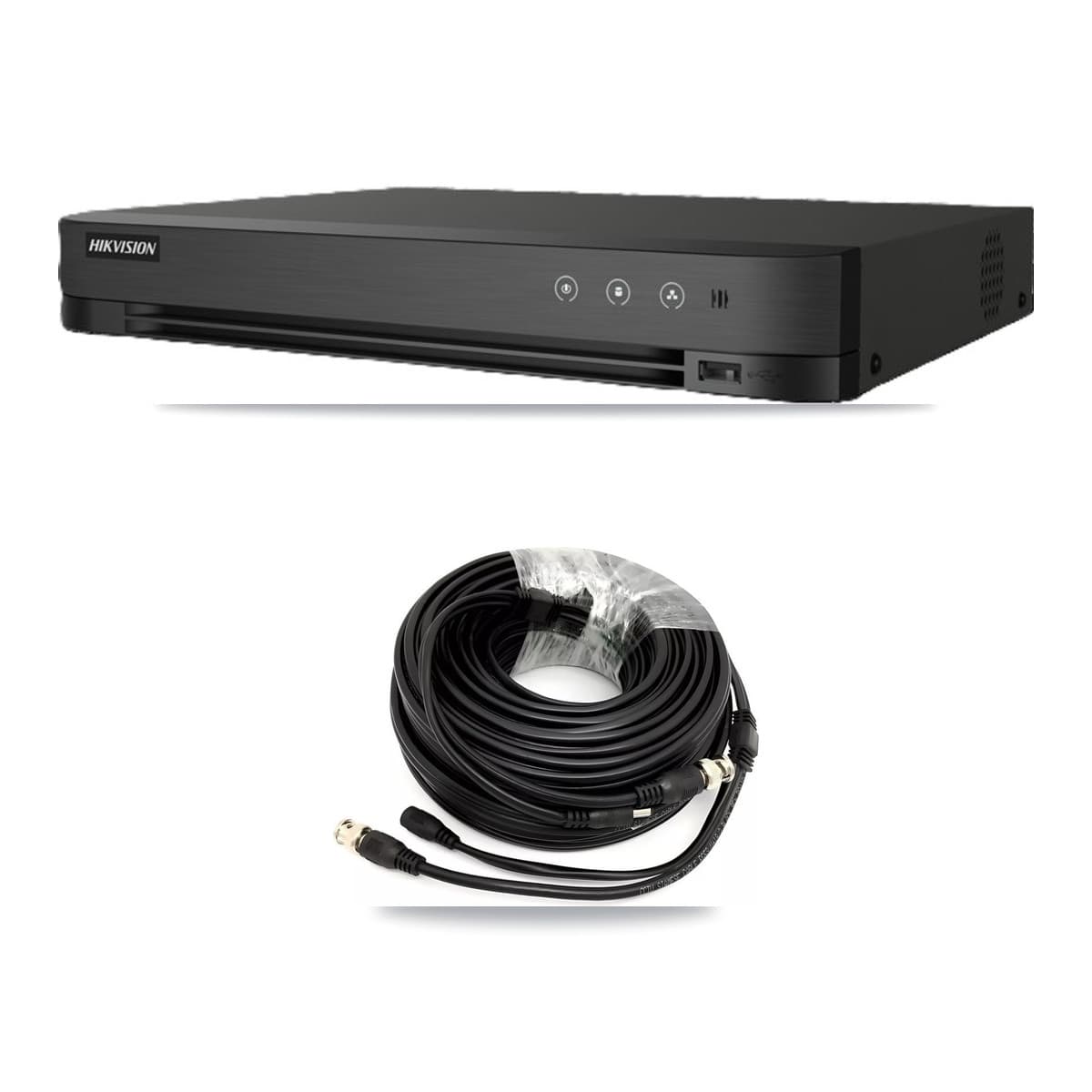 Hikvision 8-Channel 5MP CCTV Kit — 7 DS-2CE71H0T Turret Cameras + 10TB Recording (IDS-7208HQHI Recorder)
