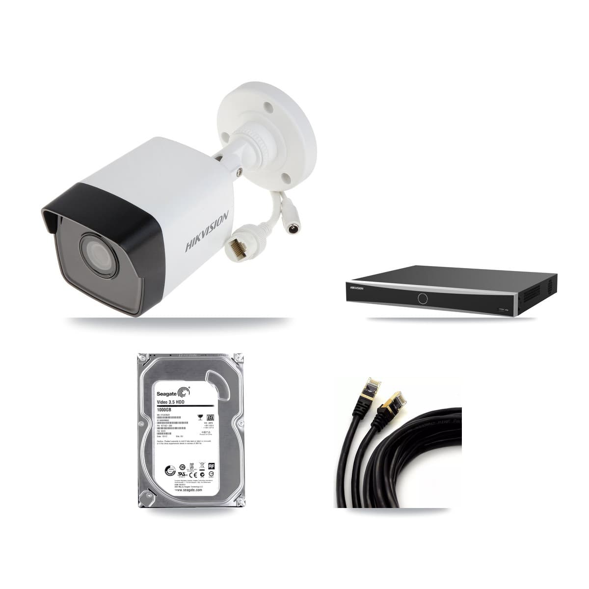 Hikvision 16-Channel 5MP CCTV Kit — 1 Bullet Camera + 1TB Recording (DS-7616NXI Recorder) - Image 1