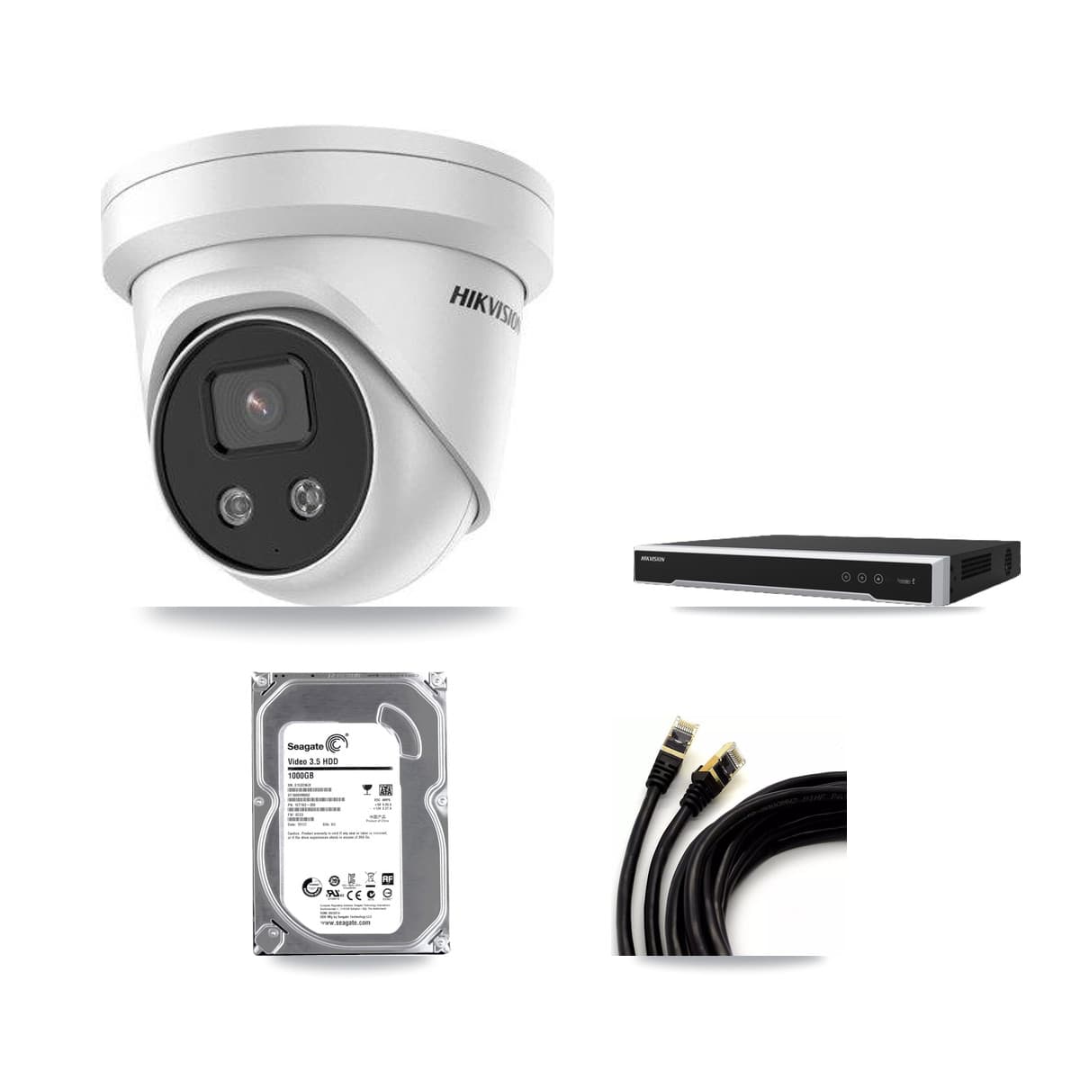 Hikvision 16-Channel 5MP CCTV Kit — 1 Turret Camera + 1TB Recording (DS-7616NI-M2 Recorder) - Image 1