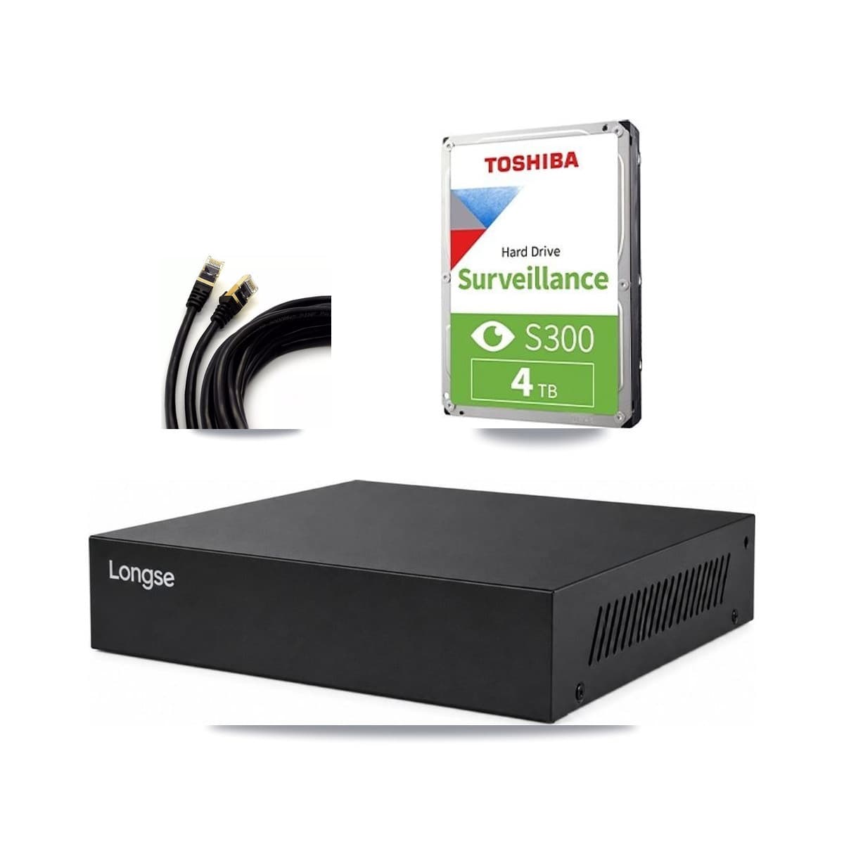 Longse 8-Channel 5MP CCTV Kit — 6 Dome Cameras + 4TB Recording - Image 1
