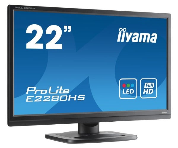 iiyama ProLite E2280HS-B1 22" Full HD LED-backlit monitor Refurbished