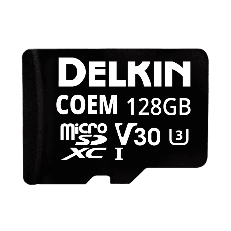 Delkin 128GB Micro SD Card TF - High-Speed Storage for Smartphones, Cameras & Devices - Manufacturer Product Number~: USDCOEM-128GB