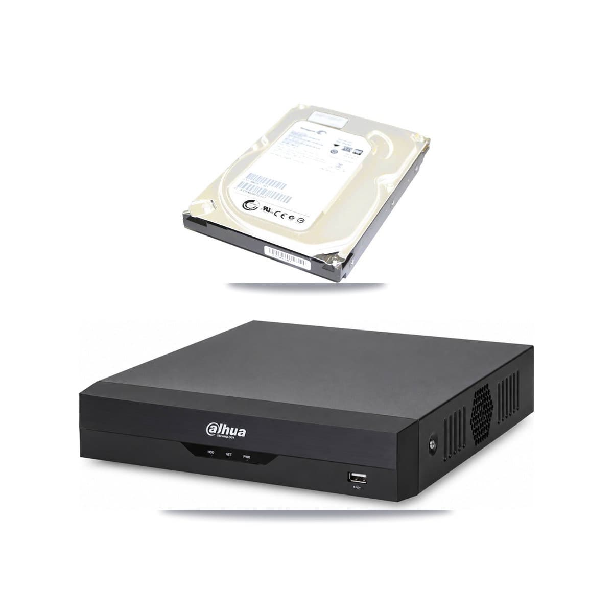 Dahua 4-channel DVR recorder with 500GB hard drive