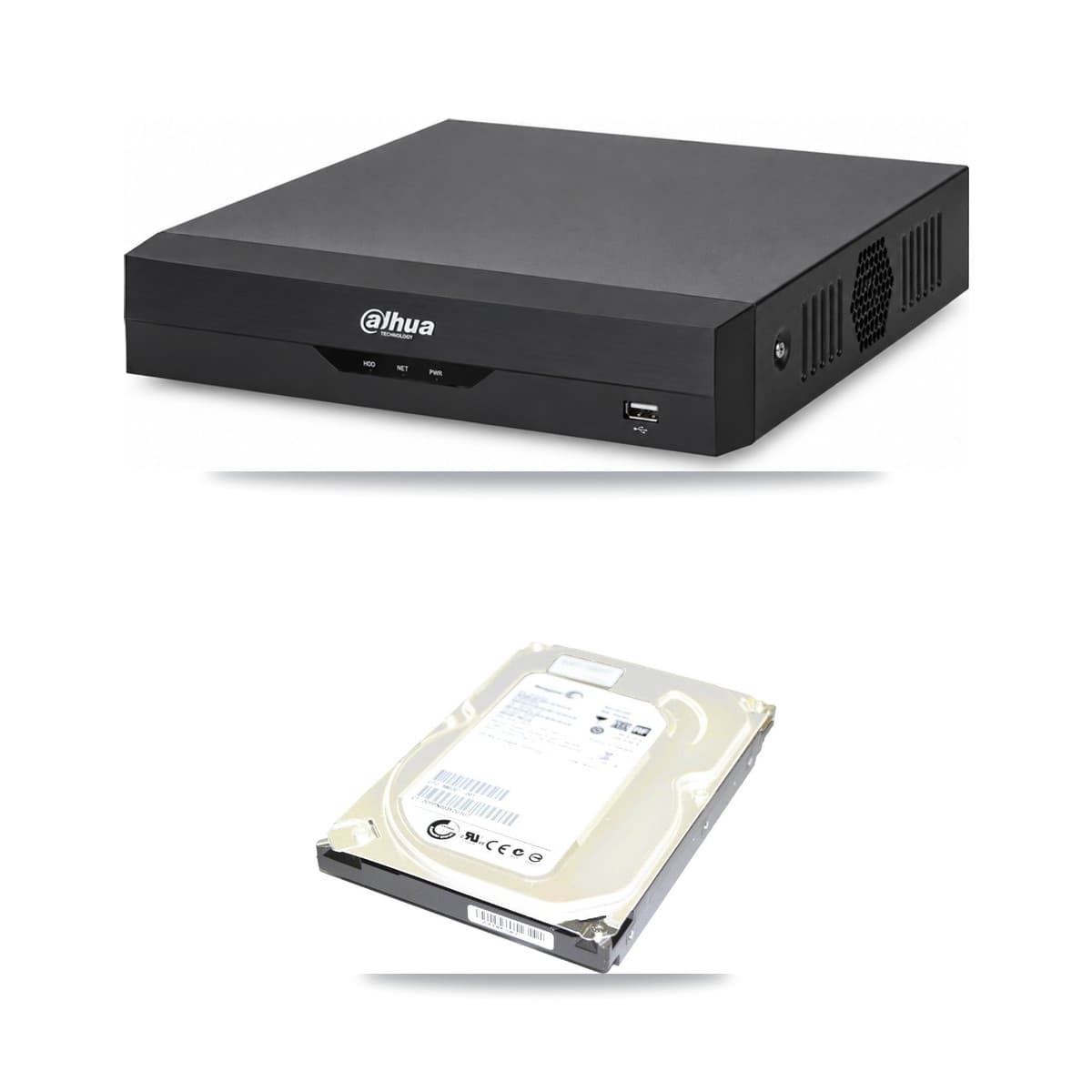 Dahua XVR5104HS-I3 4-Channel DVR + 500GB HDD