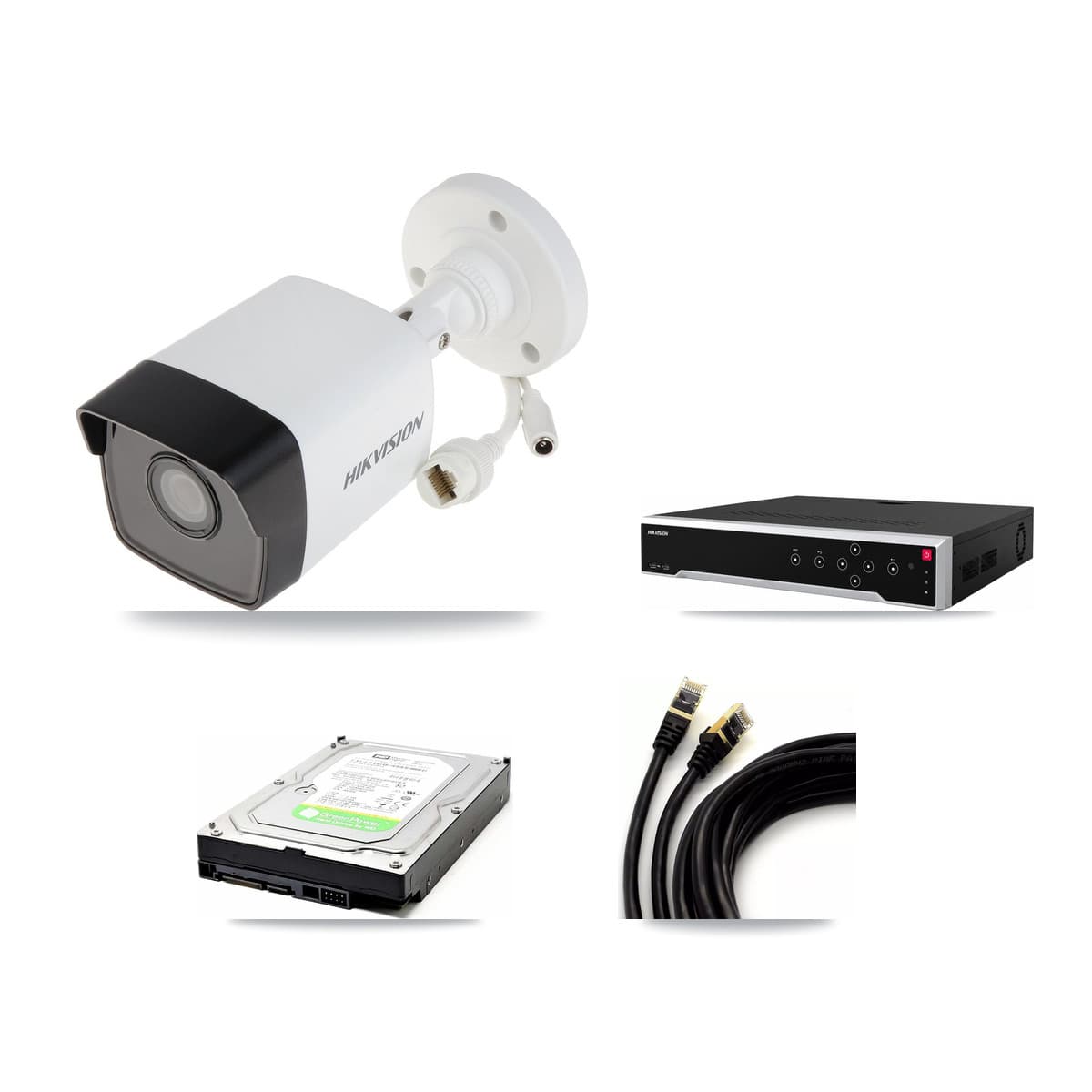 Hikvision 32-Channel 5MP CCTV Kit — 1 DS-2CD1053G0 Bullet Camera + 1TB Recording