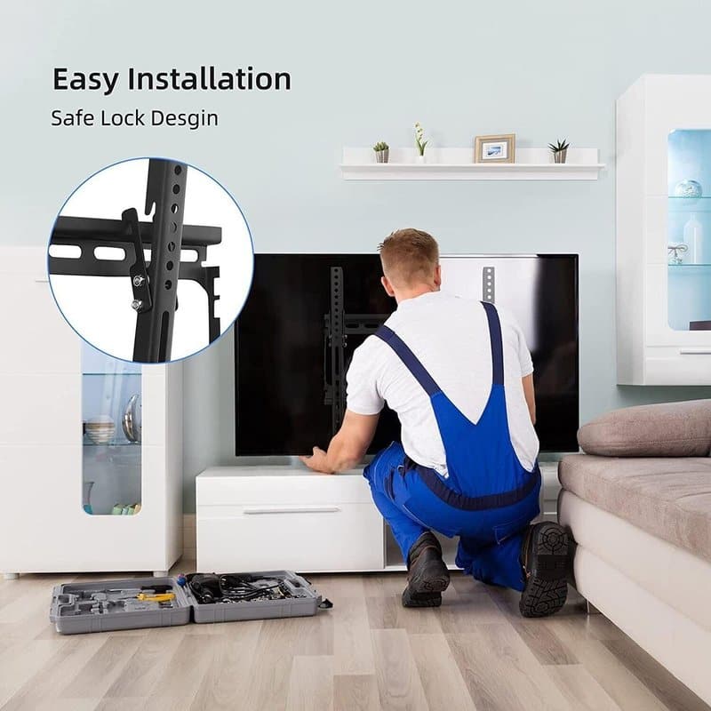 Fixed TV Wall Mount Bracket 26-50 Inch VESA 400x400 Steel