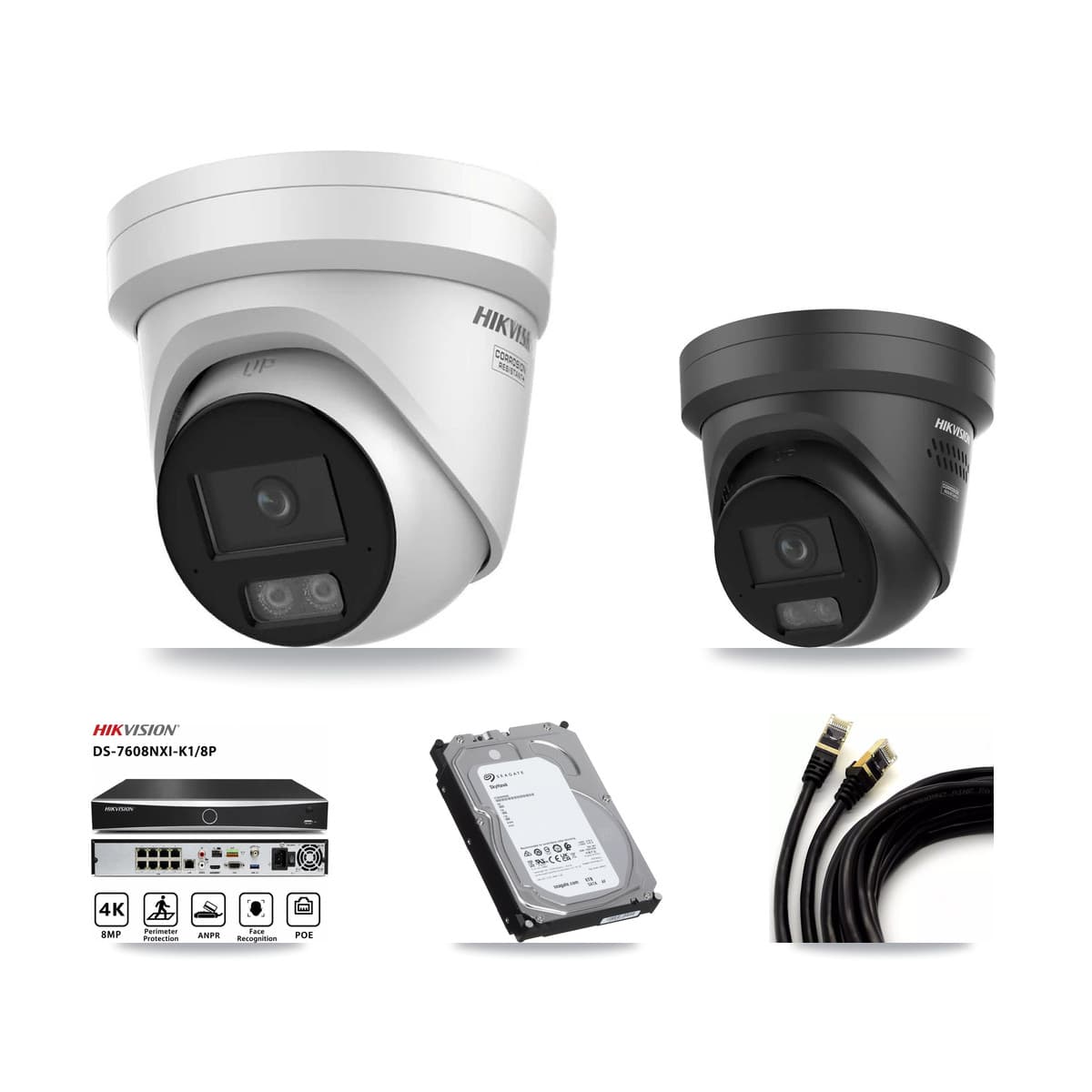 Hikvision 8-channel CCTV kit