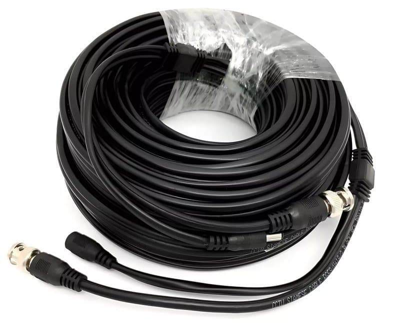 RG59 CCTV Cable 10m BNC Video with DC Power Shotgun Lead for Camera to DVR