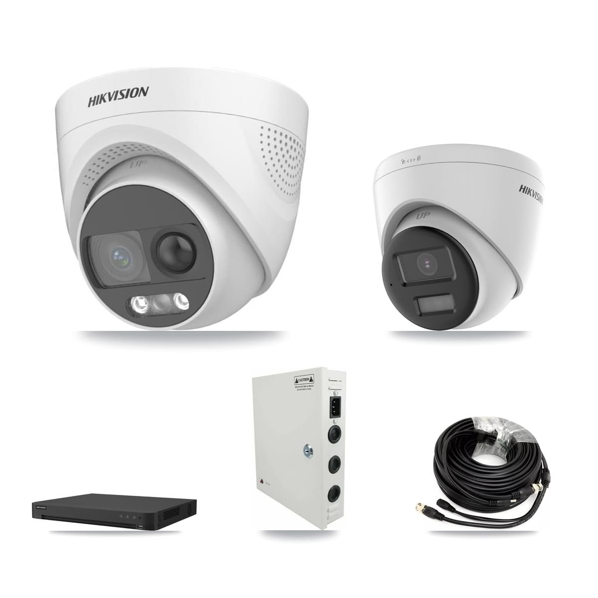 Hikvision 32-Channel 5MP CCTV Kit — 20 DS-2CE72KF3T + 1 DS-2CE78K0T Turret Cameras + 8TB Recording - Image 1