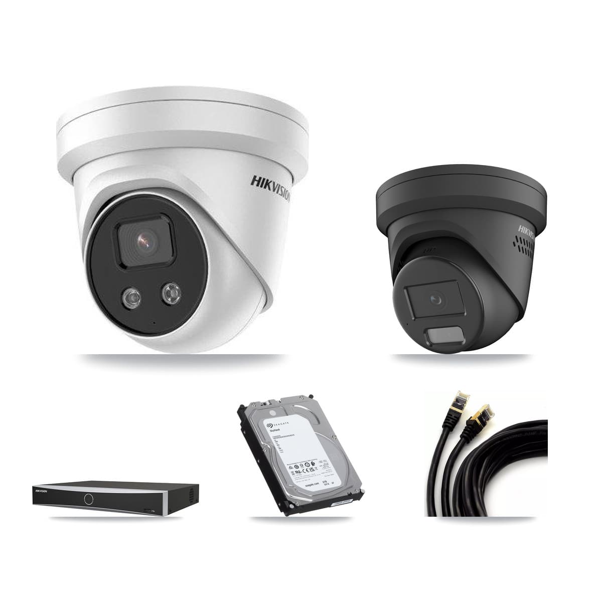 Hikvision 4-channel CCTV kit