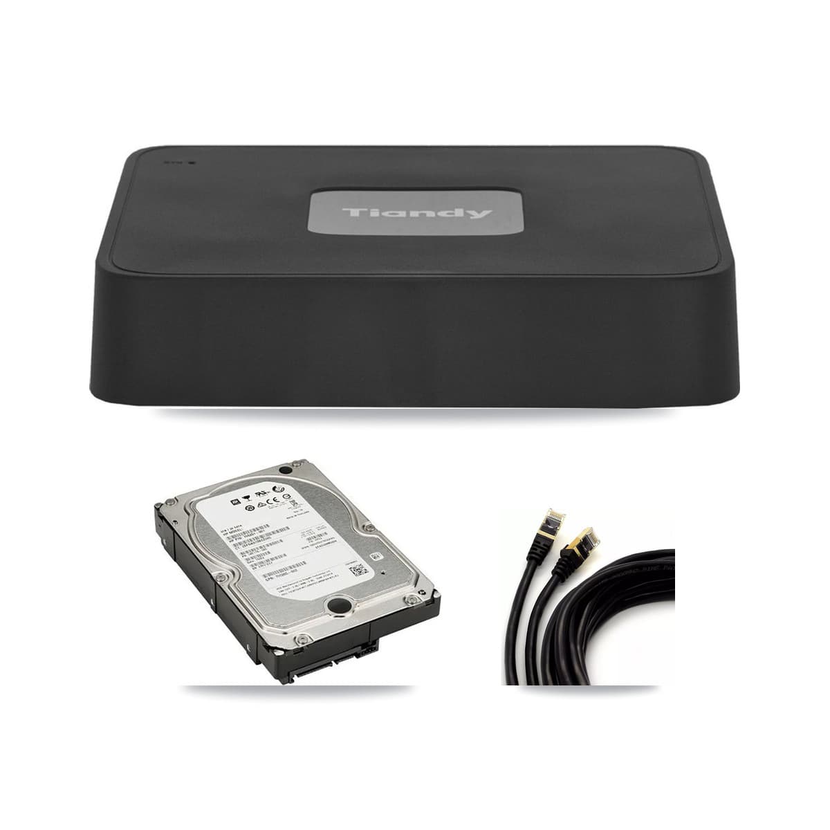 Tiandy 4-Channel 5MP CCTV Kit — 4 Dome Cameras + 5TB Recording - Image 1