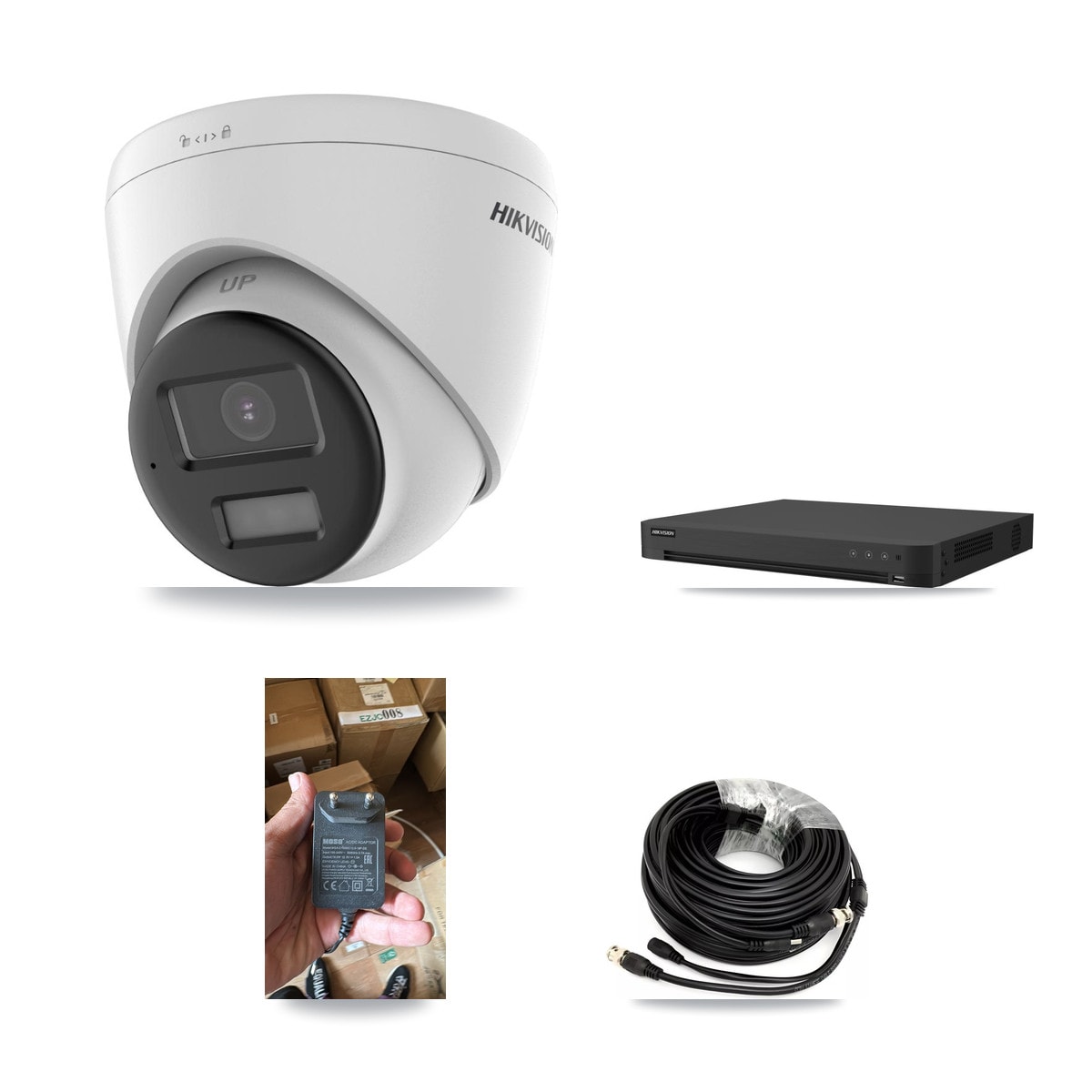 Hikvision 16-Channel 4K CCTV Kit — 1 DS-2CE78U0T Turret Camera + 3TB Recording - Image 1