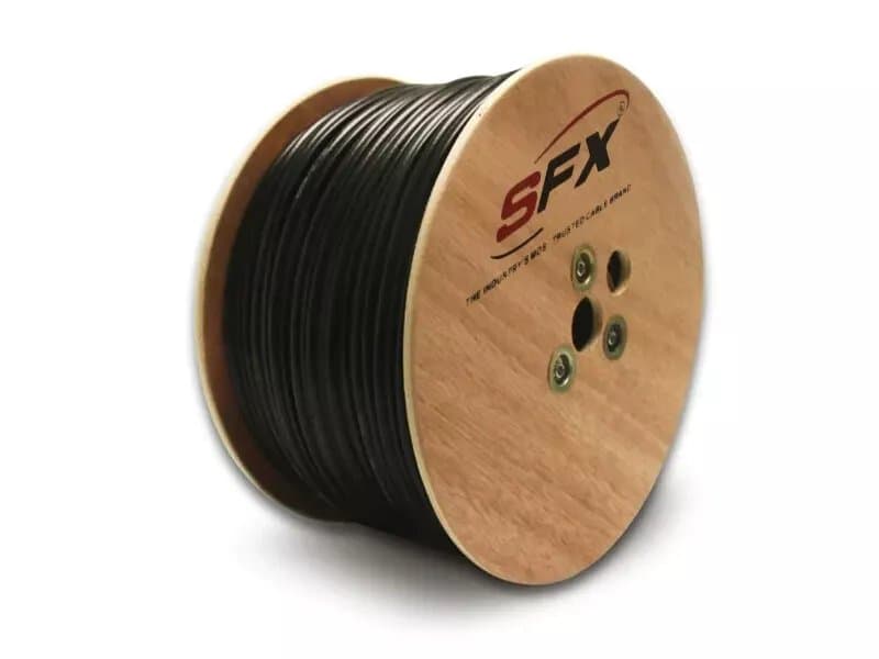 SFX RG59 Coaxial Cable - Premium PVC for DVR, CCTV & Broadcasting Security Systems