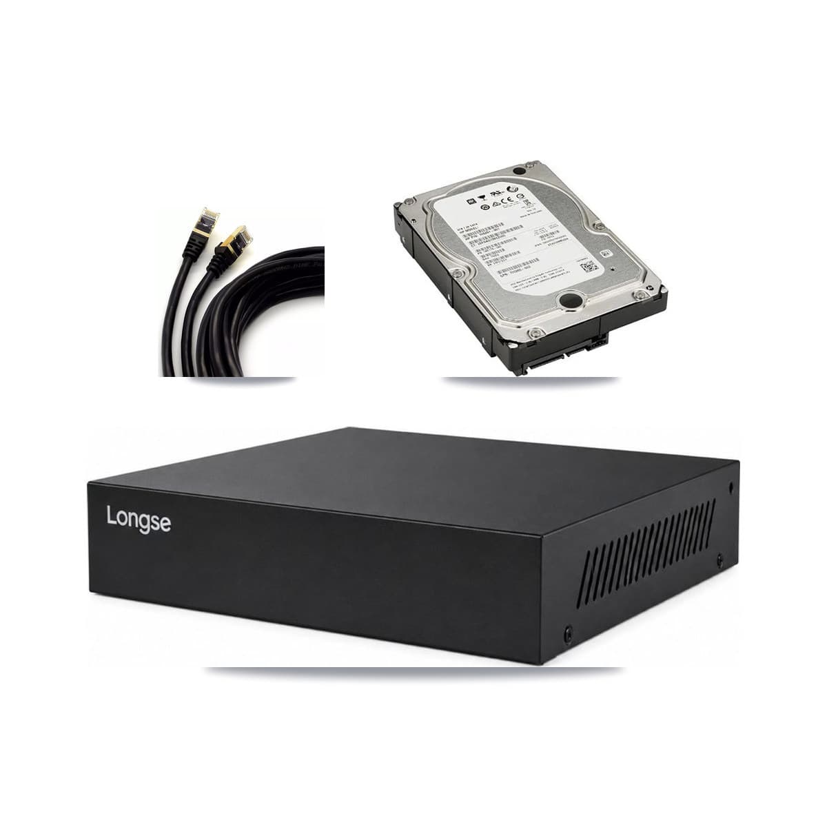 Longse 8-Channel 5MP CCTV Kit — 2 Dome Cameras + 5TB Recording - Image 1