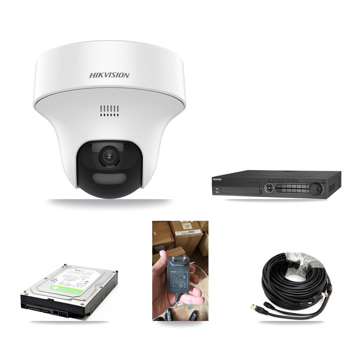 Hikvision 32-Channel 5MP CCTV Kit — 1 DS-2CE70K0T Turret Camera + 1TB Recording (DS-7332HQHI Recorder)