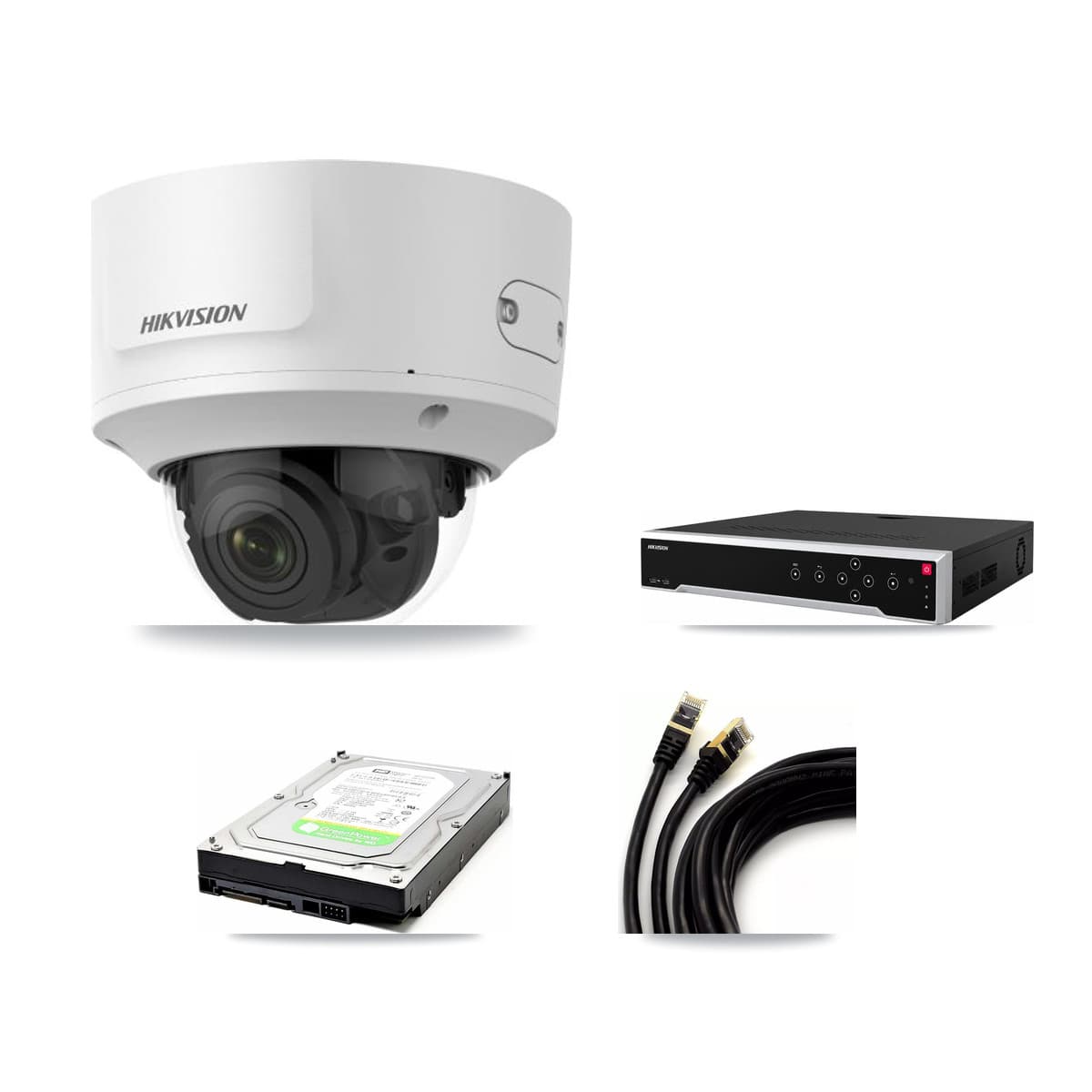 Hikvision 32-Channel 2MP CCTV Kit — 2 Dome Cameras + 1TB Recording