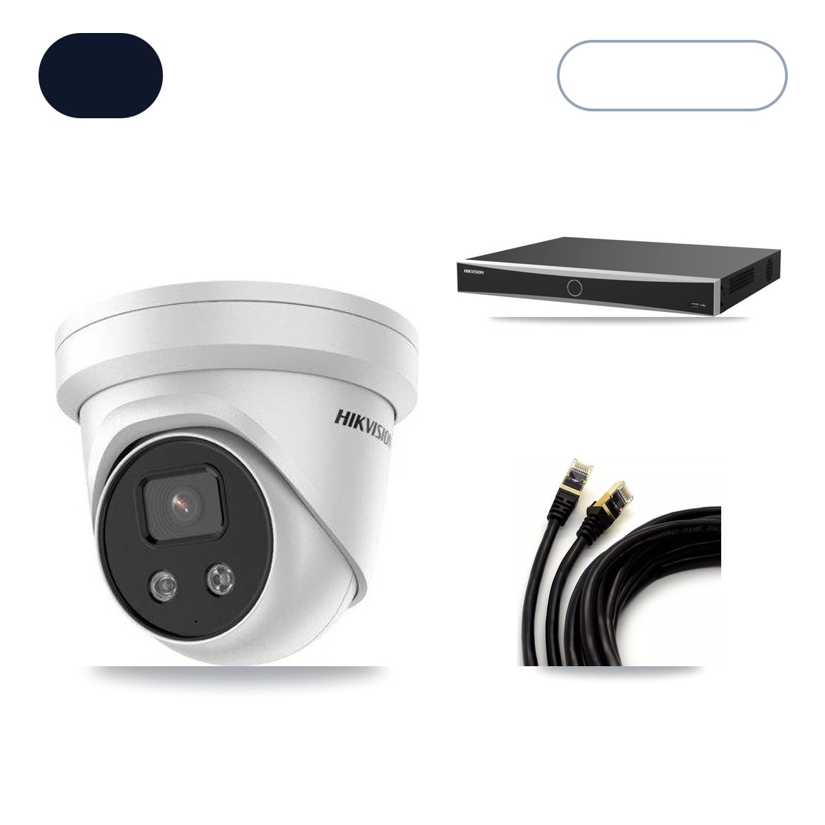 Hikvision DS-7616NXI-K2/16P(E) 16-Channel NVR CCTV Kit — 8× DS-2CD3356G2-ISU 5MP Cameras + 14TB HDD