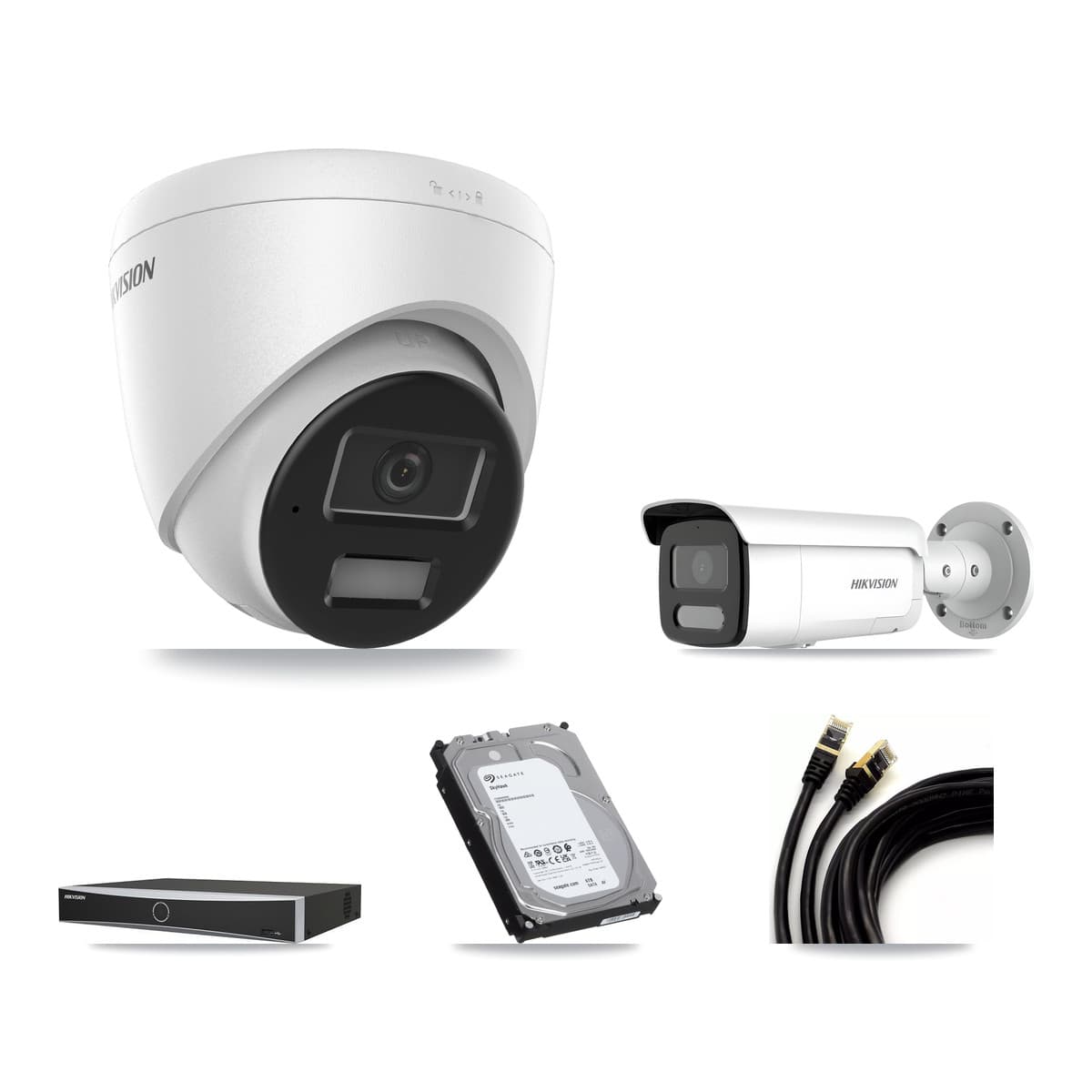 Hikvision 4-channel CCTV kit
