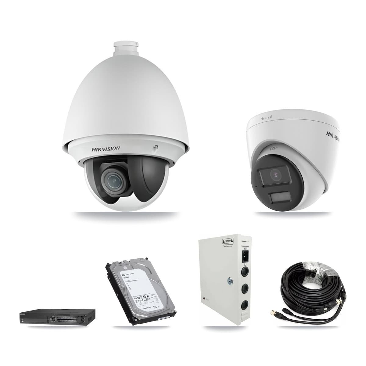 Hikvision 32-Channel 2MP – 4K CCTV Kit — 25 2MP PTZ + 1 4K Turret Cameras + 3× 6TB Recording - Image 1