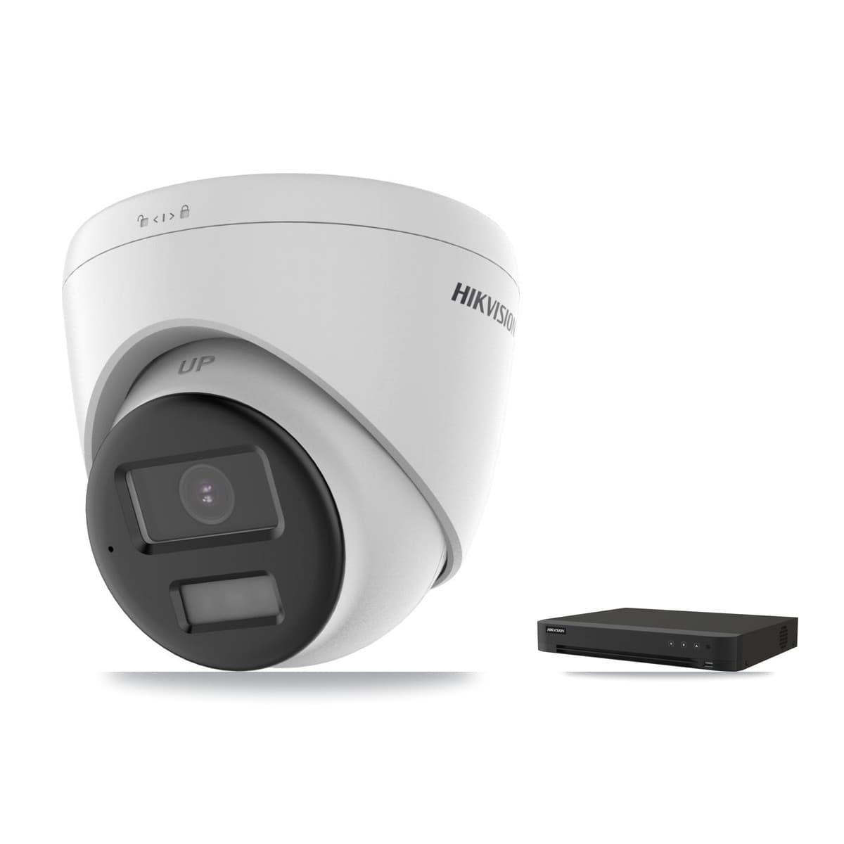 Hikvision iDS-7208HUHI-M1/XT 8-Channel DVR CCTV Kit — 1× 4K Camera