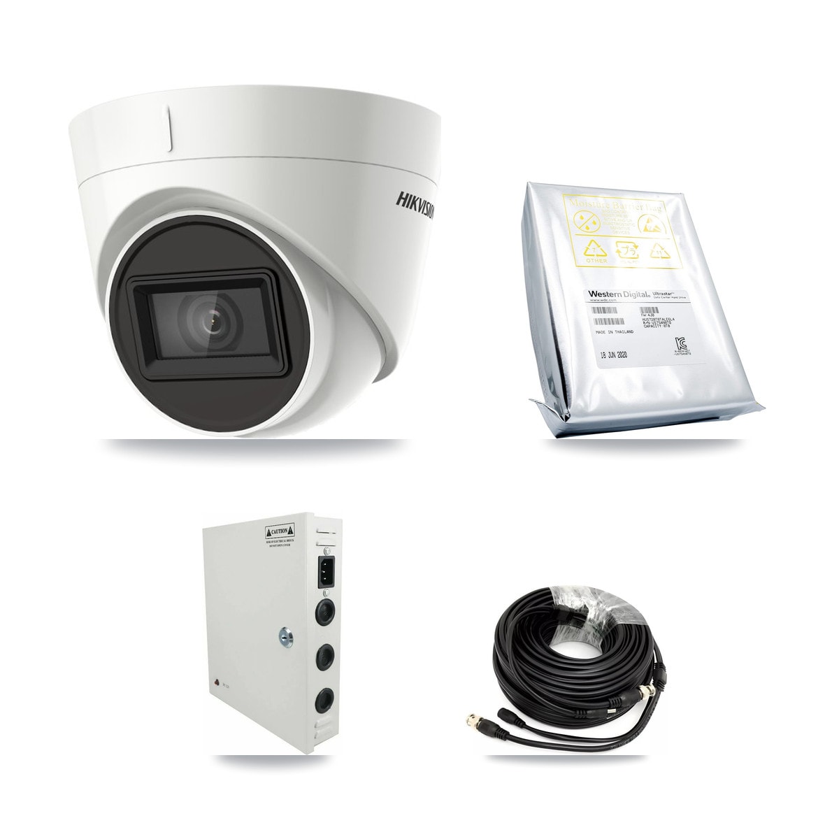 Hikvision 32-Channel 4K CCTV Kit — 12 DS-2CE78U1T Turret Cameras + 4× 8TB Recording - Image 1