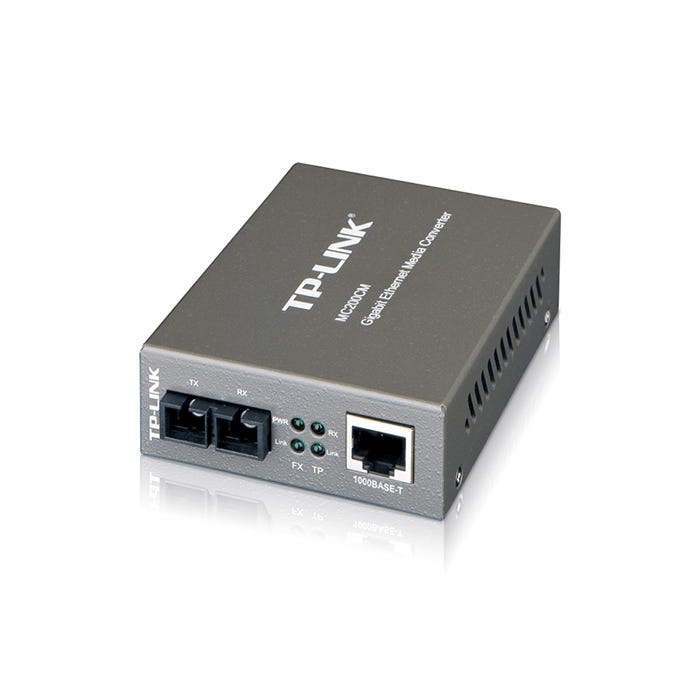 TP-Link MC200CM V2.23 Gigabit Multi-Mode Fibre Media Converter RJ45 SC