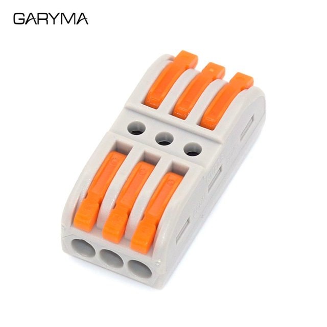 SPL-3 Lever Wire Connector 3 Port Terminal Block for CCTV Power