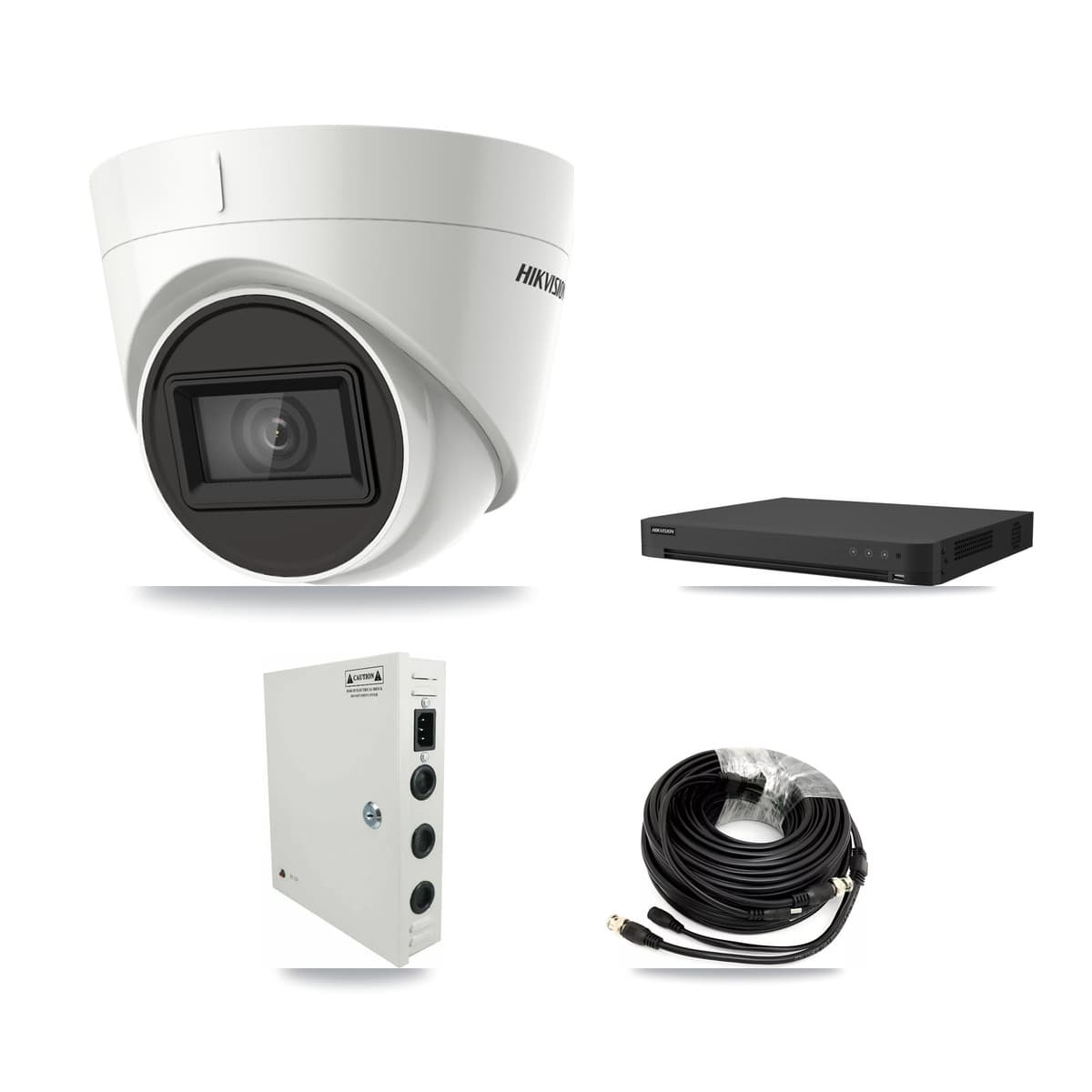 Hikvision 16-Channel 4K CCTV Kit — 12 DS-2CE78U1T Turret Cameras + 8TB Recording