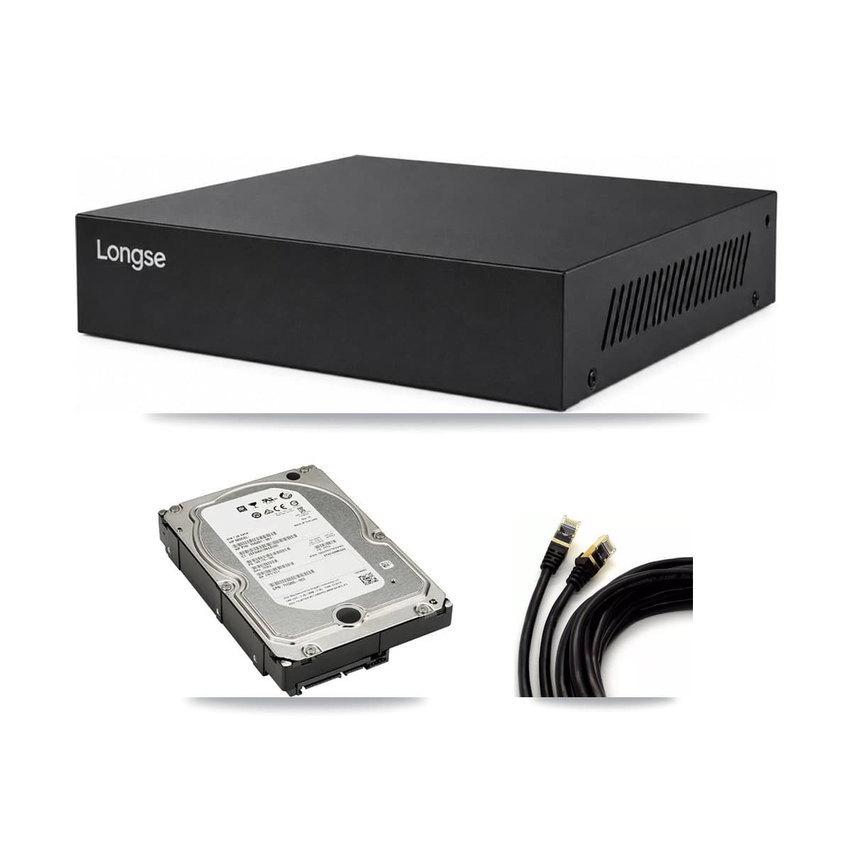 Longse 8-Channel 5MP CCTV Kit — 4 Dome Cameras + 5TB Recording - Image 1