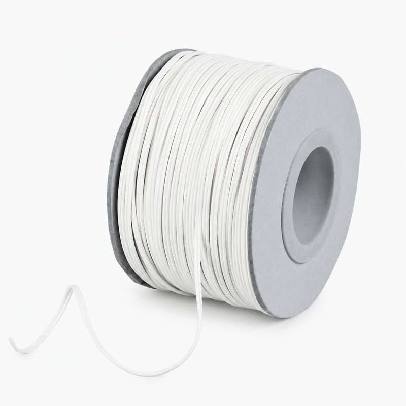 Quality Connectivity BW/0.5/WHT Bell Wire 0.5mm, PVC, CCA, 100m, White