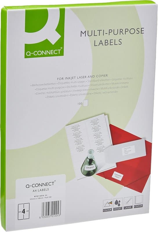 Q-Connect Multipurpose A4 Label