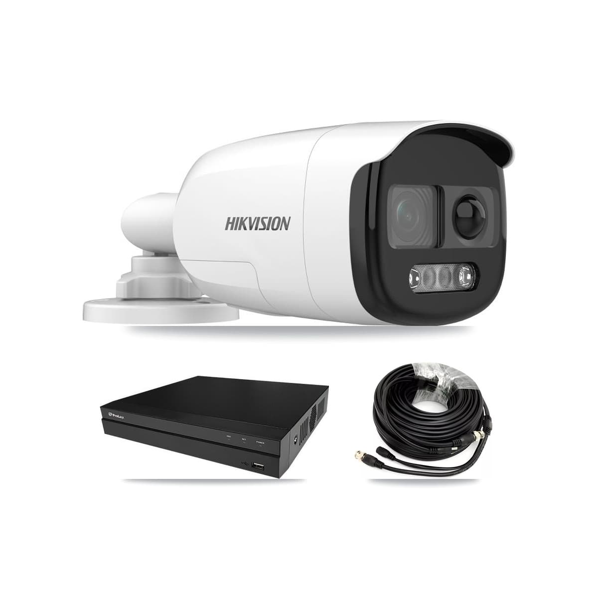 Hikvision & Prolux 8-Channel 5MP CCTV Kit — 8 Bullet Cameras + 3TB Recording